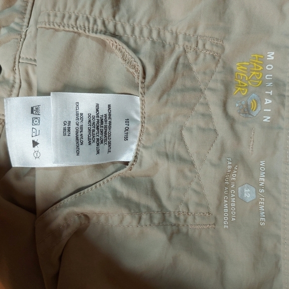 🍄3/50$🍄 MOUNTAIN HARD WEAR hiking outdoor sports shorts size 12 - Picture 6 of 8